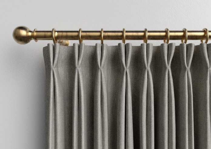Delicate Chevron, Davy Grey - Made to Measure Curtains - Image 10
